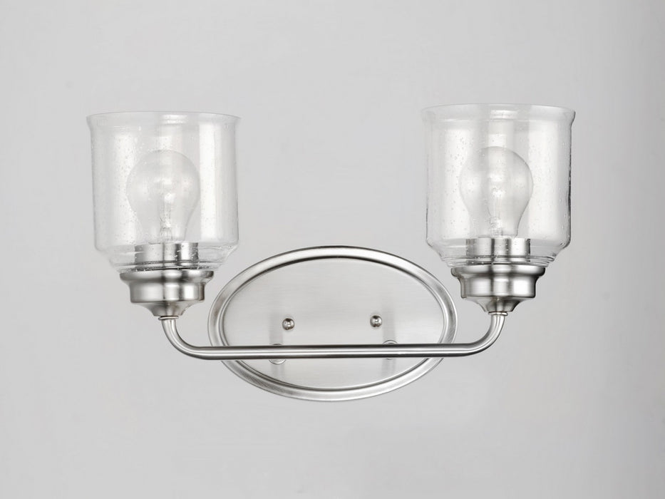 Myhouse Lighting Maxim - 12262CDSN - Two Light Bath Vanity - Acadia - Satin Nickel