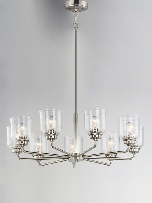 Myhouse Lighting Maxim - 12268CDSN - Eight Light Chandelier - Acadia - Satin Nickel