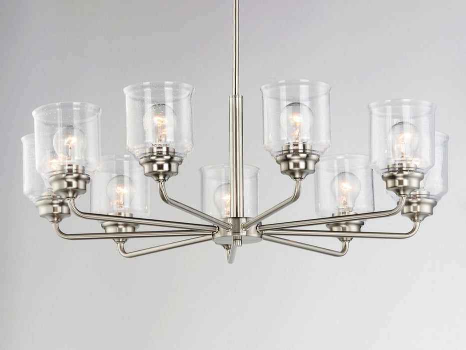 Myhouse Lighting Maxim - 12268CDSN - Eight Light Chandelier - Acadia - Satin Nickel