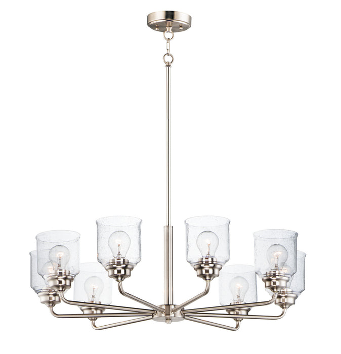 Myhouse Lighting Maxim - 12268CDSN - Eight Light Chandelier - Acadia - Satin Nickel