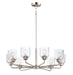 Myhouse Lighting Maxim - 12268CDSN - Eight Light Chandelier - Acadia - Satin Nickel