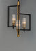 Myhouse Lighting Maxim - 16113CLBKAB - Three Light Chandelier - Flambeau - Black / Antique Brass