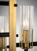 Myhouse Lighting Maxim - 16113CLBKAB - Three Light Chandelier - Flambeau - Black / Antique Brass