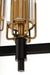 Myhouse Lighting Maxim - 16113CLBKAB - Three Light Chandelier - Flambeau - Black / Antique Brass