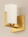 Myhouse Lighting Maxim - 21281SWSBR - One Light Wall Sconce - Dart - Satin Brass