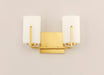 Myhouse Lighting Maxim - 21282SWSBR - Two Light Bath Vanity - Dart - Satin Brass