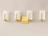 Myhouse Lighting Maxim - 21284SWSBR - Four Light Bath Vanity - Dart - Satin Brass