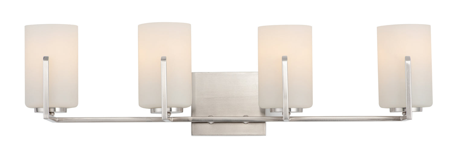 Myhouse Lighting Maxim - 21284SWSN - Four Light Bath Vanity - Dart - Satin Nickel