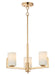 Myhouse Lighting Maxim - 21285SWSBR - Three Light Chandelier - Dart - Satin Brass