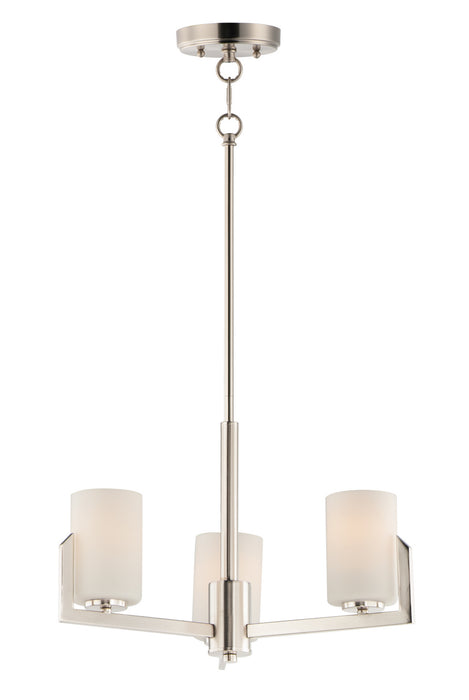 Myhouse Lighting Maxim - 21285SWSN - Three Light Chandelier - Dart - Satin Nickel