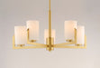 Myhouse Lighting Maxim - 21286SWSBR - Five Light Chandelier - Dart - Satin Brass