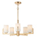 Myhouse Lighting Maxim - 21286SWSBR - Five Light Chandelier - Dart - Satin Brass