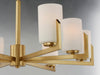 Myhouse Lighting Maxim - 21288SWSBR - Eight Light Chandelier - Dart - Satin Brass