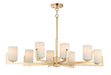 Myhouse Lighting Maxim - 21288SWSBR - Eight Light Chandelier - Dart - Satin Brass