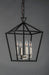 Myhouse Lighting Maxim - 25152TXBPN - Four Light Chandelier - Abode - Textured Black / Polished Nickel