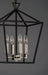 Myhouse Lighting Maxim - 25152TXBPN - Four Light Chandelier - Abode - Textured Black / Polished Nickel