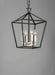 Myhouse Lighting Maxim - 25152TXBPN - Four Light Chandelier - Abode - Textured Black / Polished Nickel