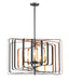 Myhouse Lighting Maxim - 28677BKGLD - Five Light Pendant - Radial - Black / Gold