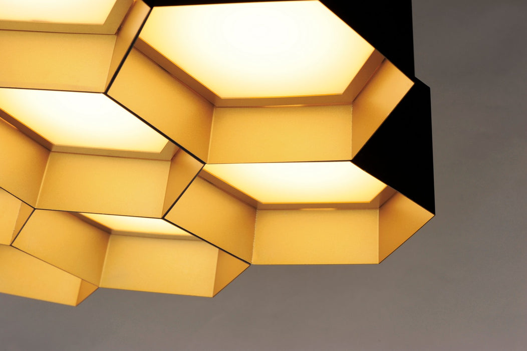 Myhouse Lighting Maxim - 30337BKGLD - LED Chandelier - Honeycomb - Black / Gold