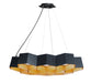 Myhouse Lighting Maxim - 30338BKGLD - LED Chandelier - Honeycomb - Black / Gold