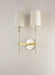 Myhouse Lighting Maxim - 32392OFSBRPN - Two Light Wall Sconce - Uptown - Satin Brass / Polished Nickel