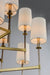 Myhouse Lighting Maxim - 32399OFSBRPN - 15 Light Chandelier - Uptown - Satin Brass / Polished Nickel