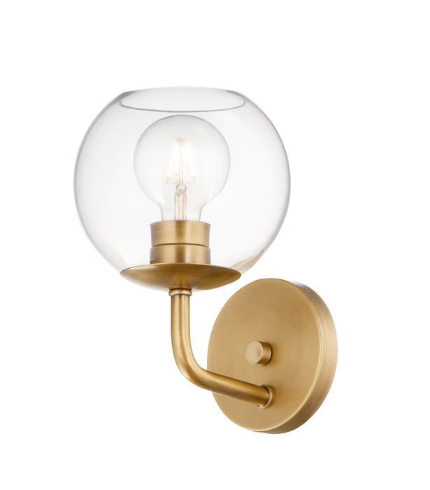 Myhouse Lighting Maxim - 38411CLNAB - One Light Wall Sconce - Branch - Natural Aged Brass