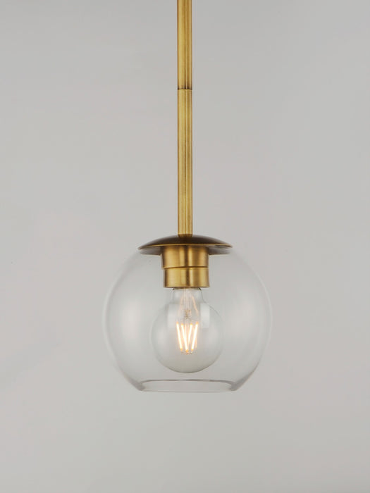 Myhouse Lighting Maxim - 38419CLNAB - One Light Pendant - Branch - Natural Aged Brass