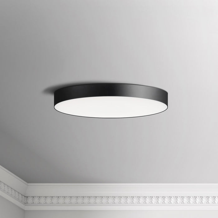 Myhouse Lighting Maxim - 57662WTBK - LED Flush Mount - Trim - Black