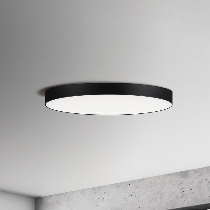 Myhouse Lighting Maxim - 57663WTBK - LED Flush Mount - Trim - Black