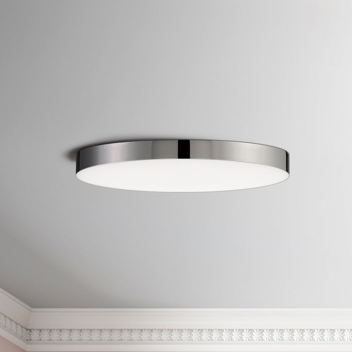 Myhouse Lighting Maxim - 57663WTPC - LED Flush Mount - Trim - Polished Chrome