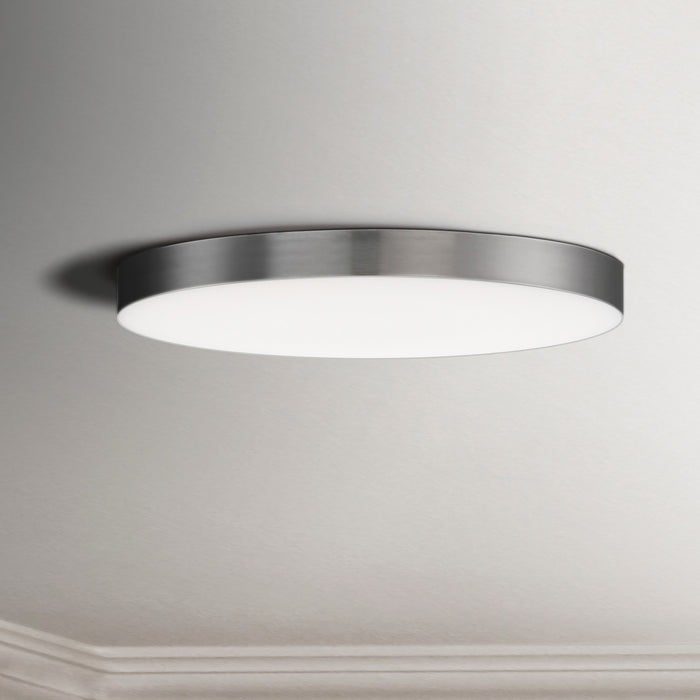 Myhouse Lighting Maxim - 57664WTSN - LED Flush Mount - Trim - Satin Nickel