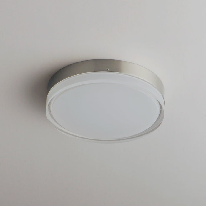 Myhouse Lighting Maxim - 57682CLFTSN - LED Flush Mount - Illuminaire II - Satin Nickel