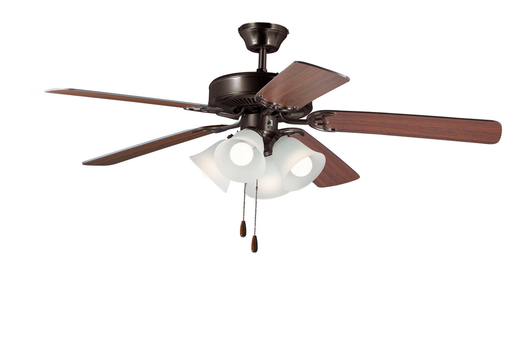 Myhouse Lighting Maxim - 89907FTOIWP - 52"Ceiling Fan - Basic-Max - Oil Rubbed Bronze / Walnut / Pecan