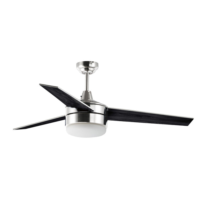 Myhouse Lighting Maxim - 89909FTSNBK - 52"Ceiling Fan - Trio - Satin Nickel / Black