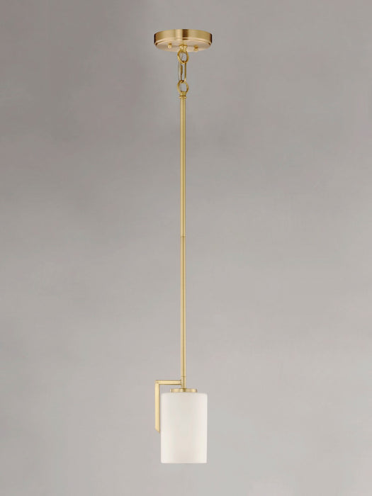 Myhouse Lighting Maxim - 91280SWSBR - One Light Mini Pendant - Dart - Satin Brass