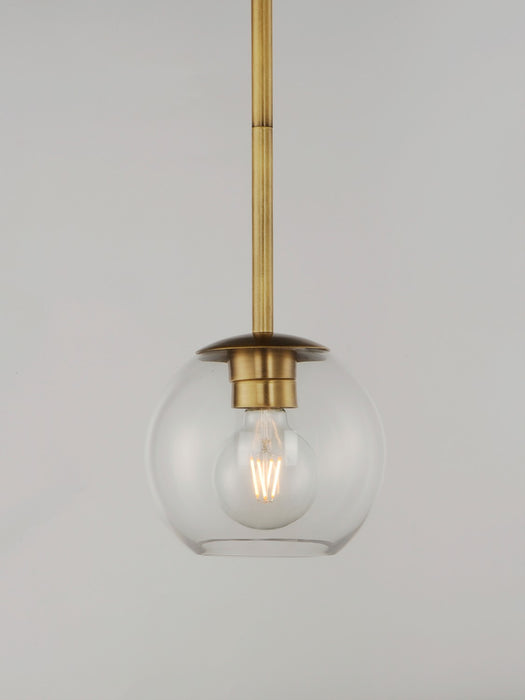 Myhouse Lighting Maxim - 98410CLNAB - One Light Pendant - Branch - Natural Aged Brass