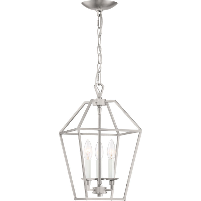 Myhouse Lighting Quoizel - AVY5203BN - Three Light Foyer Pendant - Aviary - Brushed Nickel