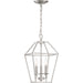 Myhouse Lighting Quoizel - AVY5203BN - Three Light Foyer Pendant - Aviary - Brushed Nickel