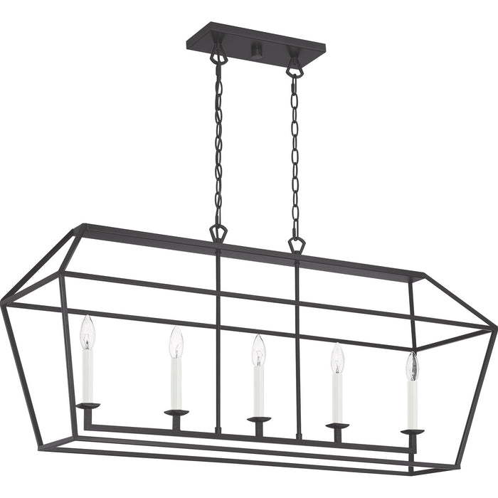 Myhouse Lighting Quoizel - AVY542PN - Five Light Island Chandelier - Aviary - Palladian Bronze