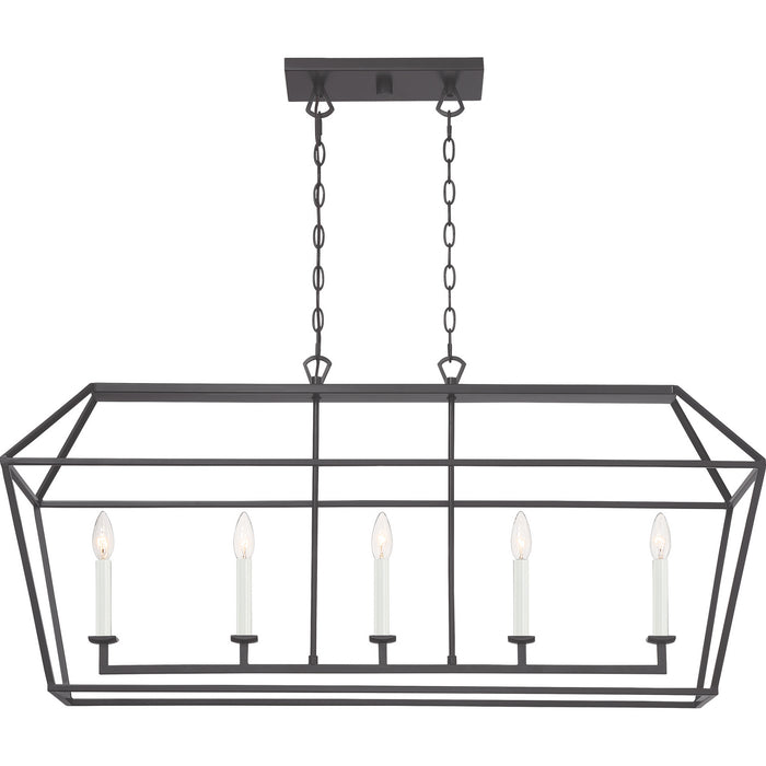 Myhouse Lighting Quoizel - AVY542PN - Five Light Island Chandelier - Aviary - Palladian Bronze