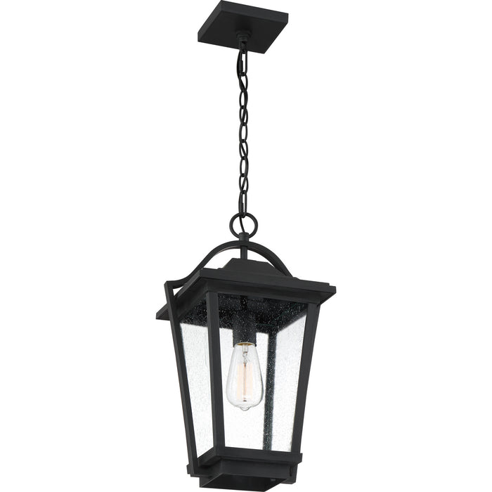 Myhouse Lighting Quoizel - DRS1911EK - One Light Outdoor Hanging Lantern - Darius - Earth Black