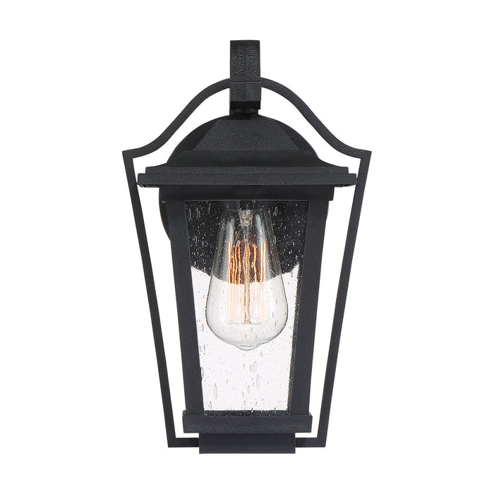 Myhouse Lighting Quoizel - DRS8407EK - One Light Outdoor Wall Lantern - Darius - Earth Black