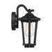 Myhouse Lighting Quoizel - DRS8407EK - One Light Outdoor Wall Lantern - Darius - Earth Black