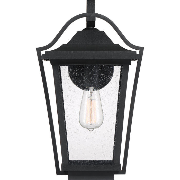 Myhouse Lighting Quoizel - DRS8411EK - One Light Outdoor Wall Lantern - Darius - Earth Black