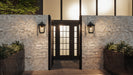 Myhouse Lighting Quoizel - DRS8411EK - One Light Outdoor Wall Lantern - Darius - Earth Black