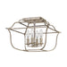 Myhouse Lighting Quoizel - GLY1714CS - Four Light Semi-Flush Mount - Gallery - Century Silver Leaf