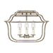 Myhouse Lighting Quoizel - GLY1714CS - Four Light Semi-Flush Mount - Gallery - Century Silver Leaf