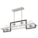 Myhouse Lighting Quoizel - KAN440EK - Four Light Island Chandelier - Kane - Earth Black