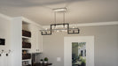 Myhouse Lighting Quoizel - KAN440EK - Four Light Island Chandelier - Kane - Earth Black